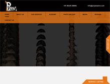 Tablet Screenshot of priyassalon.com